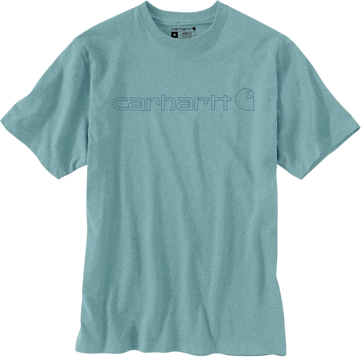 Carhartt Men's Big Signature Logo Short Sleeve T-Shirt