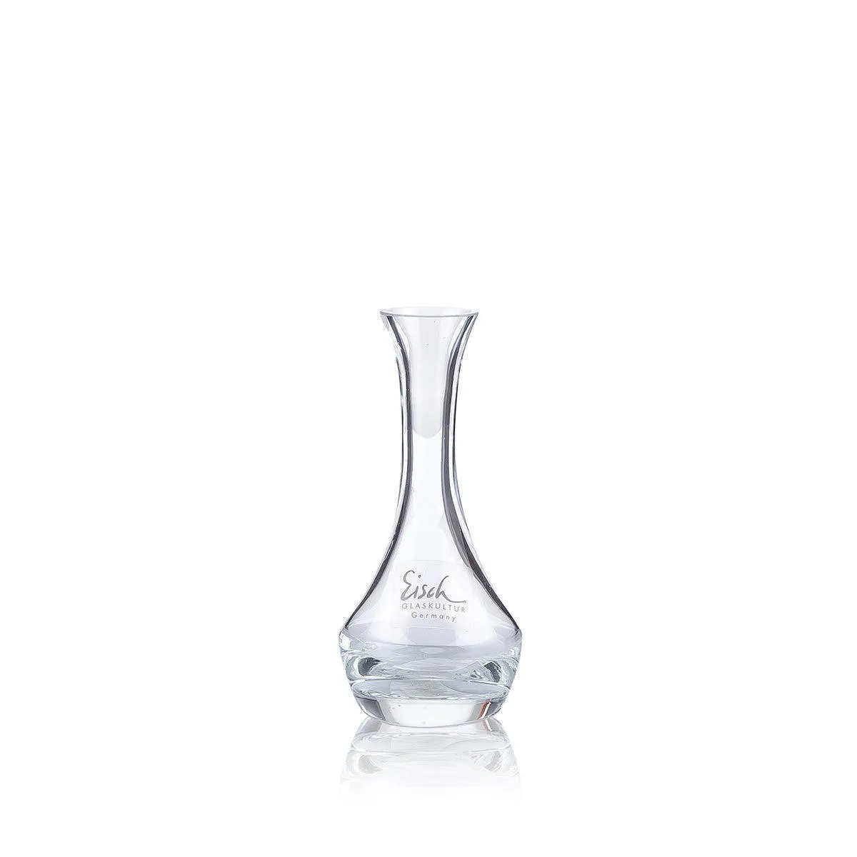 Decorative Glass Flower Vase -Clear Glass Sleek Look