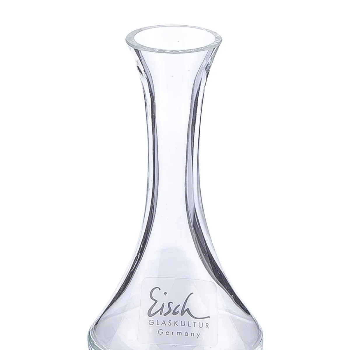 Decorative Glass Flower Vase -Clear Glass Sleek Look