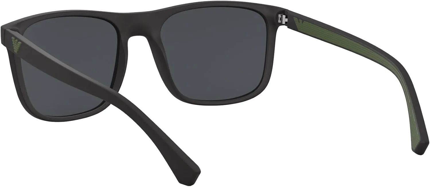 Emporio Armani Men's Ea4129 Square Sunglasses