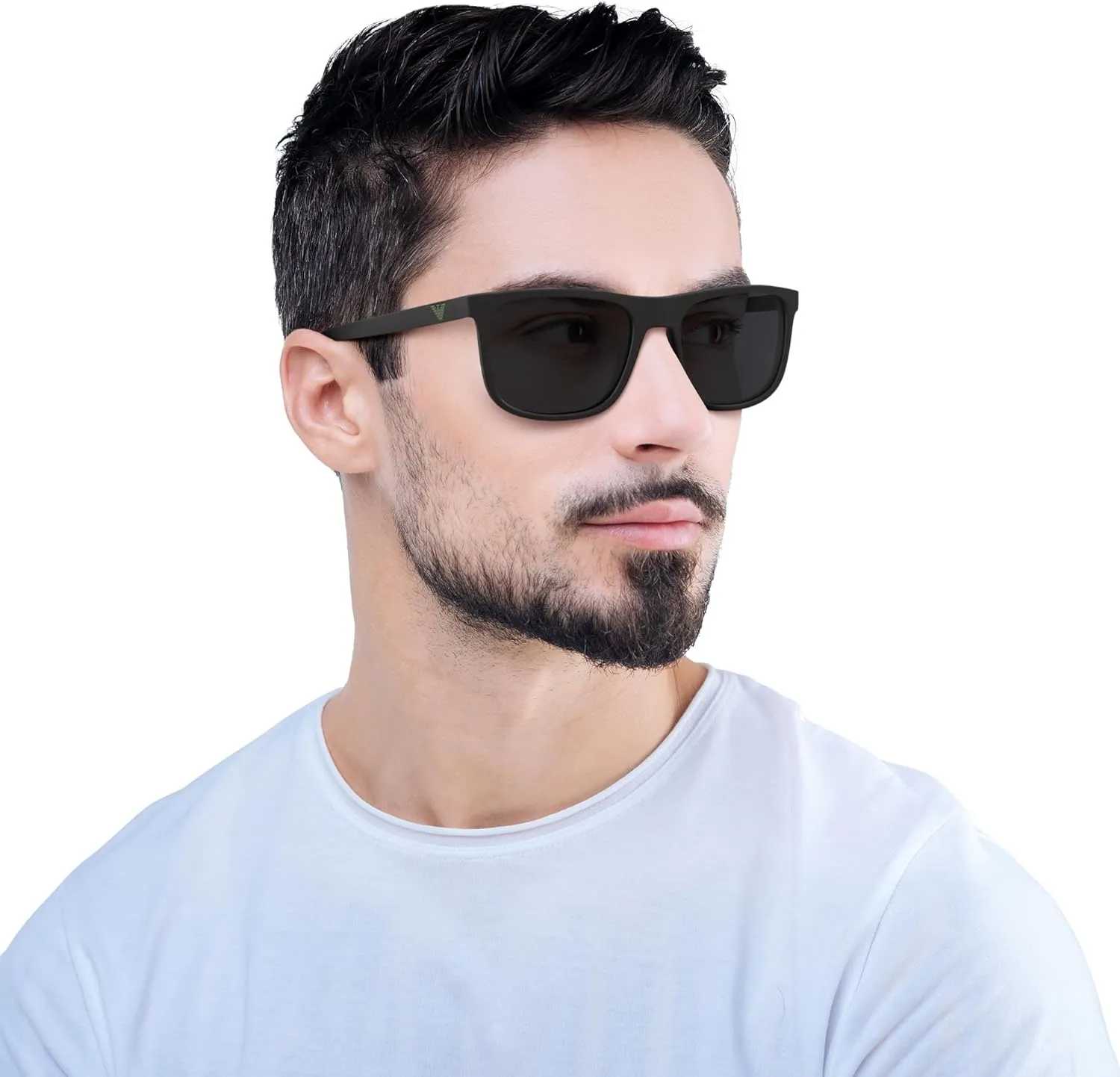 Emporio Armani Men's Ea4129 Square Sunglasses