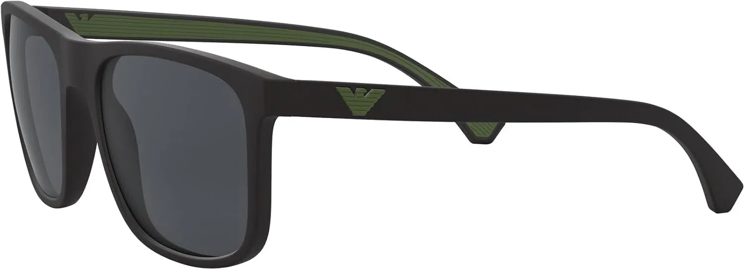 Emporio Armani Men's Ea4129 Square Sunglasses
