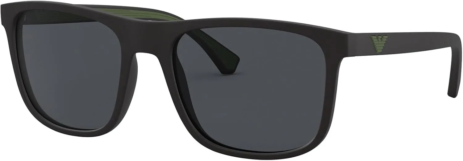 Emporio Armani Men's Ea4129 Square Sunglasses