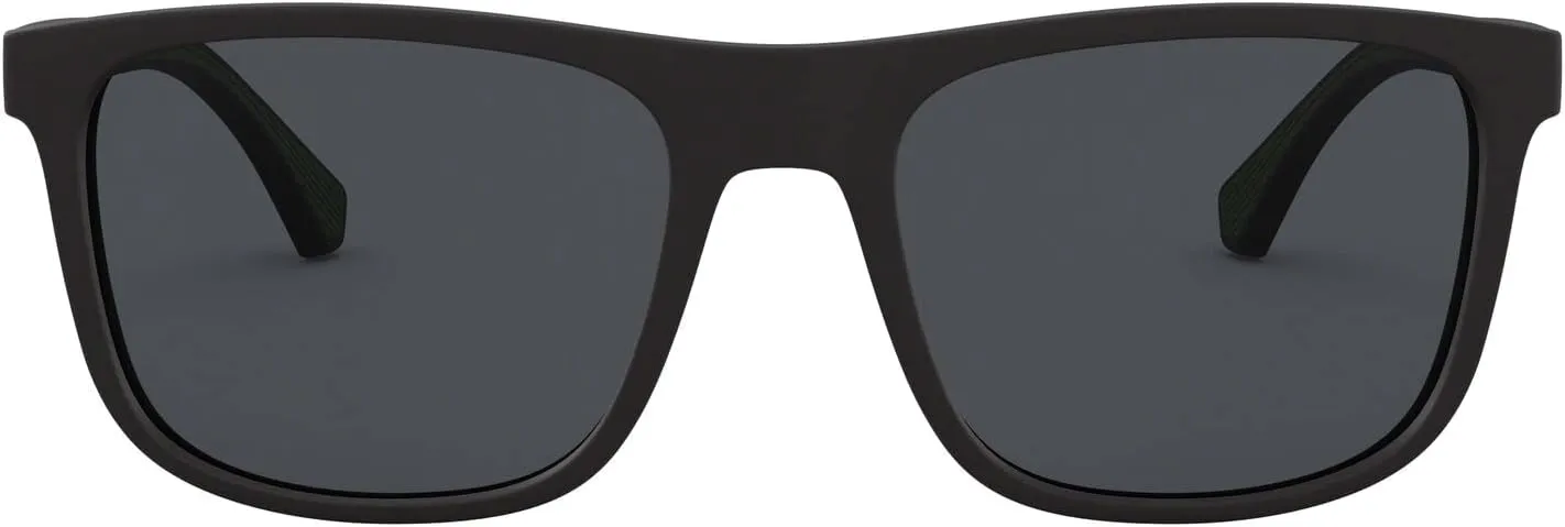 Emporio Armani Men's Ea4129 Square Sunglasses