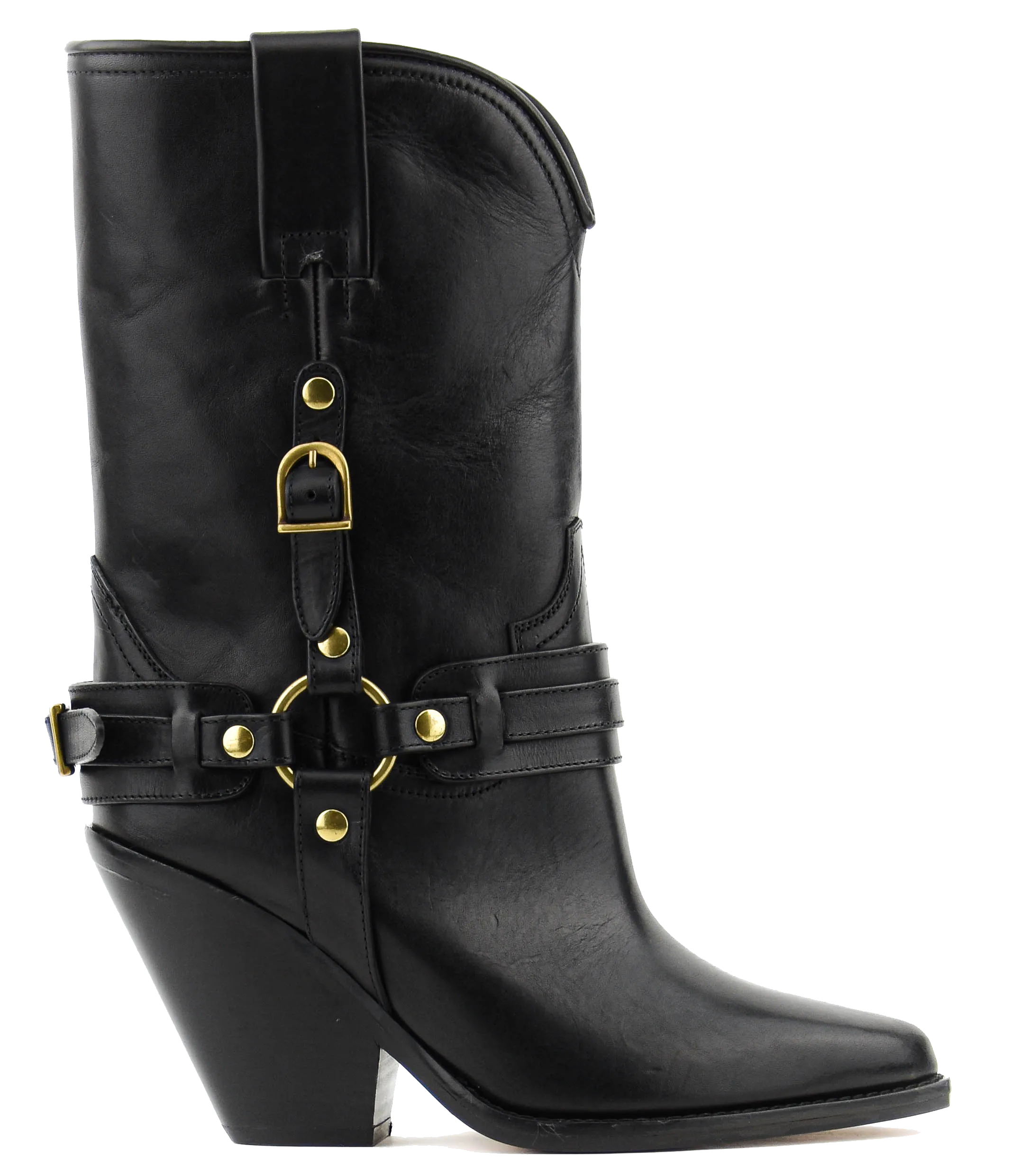 ISABEL MARANT LYKA BOOTS BLACK