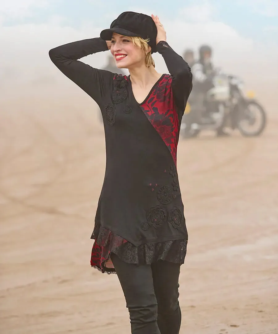 Joe Browns 10 Black Joe's Favourite Cutabout Jersey Tunic