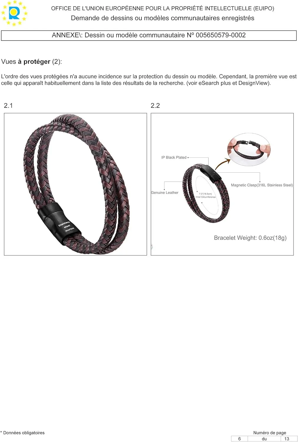 murtoo Mens Bracelet Leather Braided, Brown and Black Leather Bracelet for Men