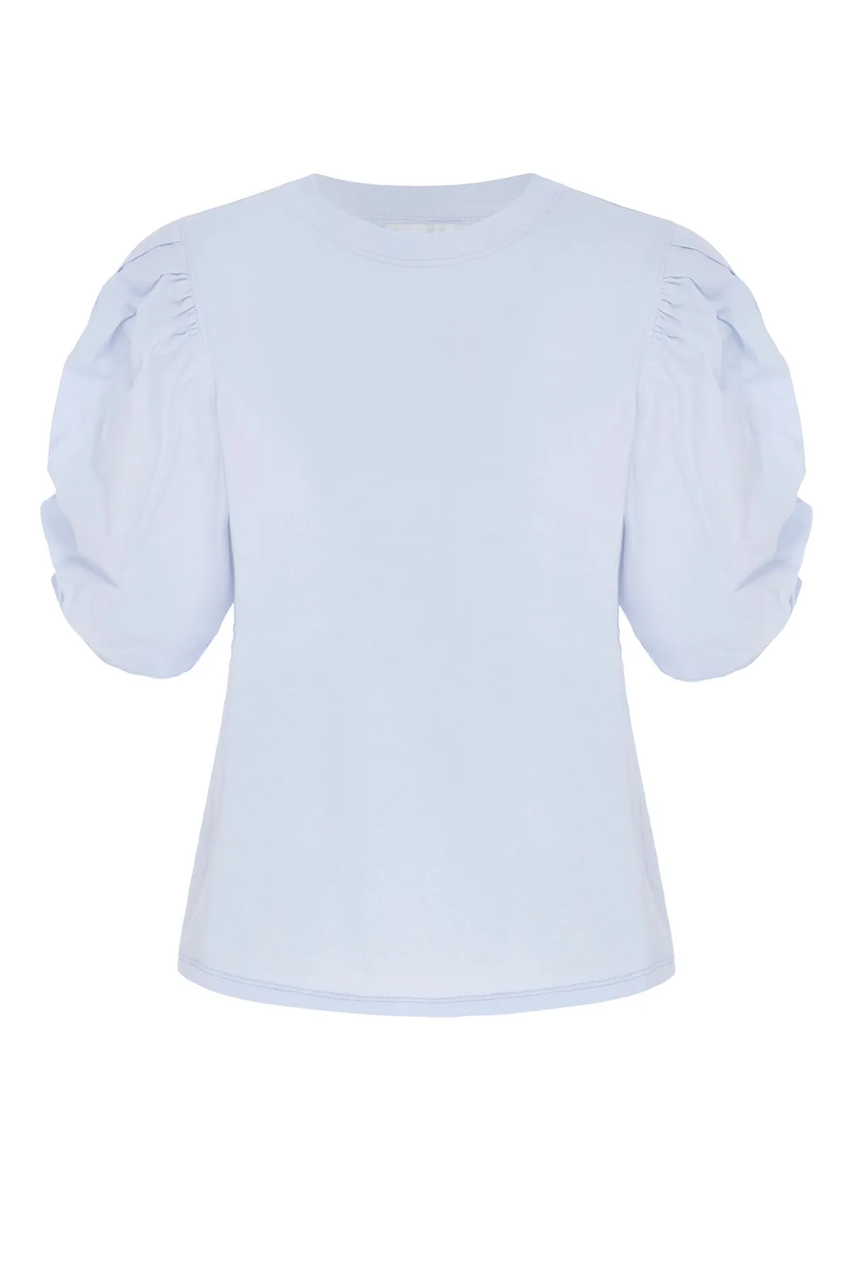 Pleated Puff Sleeve Tee