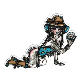 Wizard Pinup Sticker